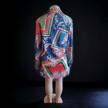 Load image into Gallery viewer, 1970s style paisley shirt dress M/L Kargo Fresh
