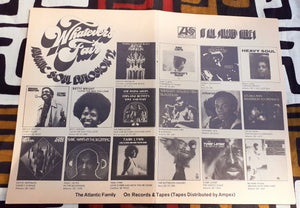 1972 Atlantic Records Soul Albums promo Mini Poster Kargo Fresh