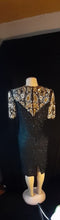 Load image into Gallery viewer, 1980s Sequin and Silk Cocktail Dress Size Size Medium Kargo Fresh
