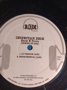 INSPECTAH DECK Show N Prove (Power Of God) 12" Vinyl Single 1999 PROMO COPY.