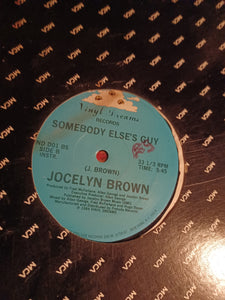 Jocelyn brown Somebody else's guy single 12"