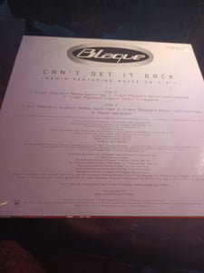 Blaque "Can't Get It Back"  12" Vinyl Record promo vinyl