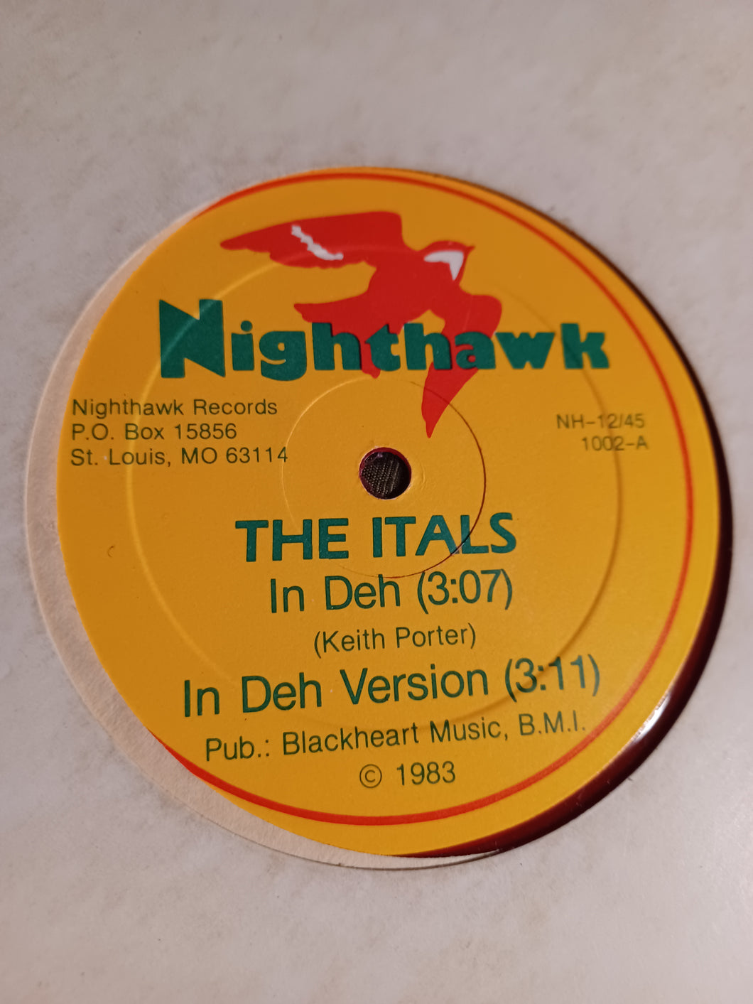 THE ITALS -IN DEH/ JAH GLORY 12