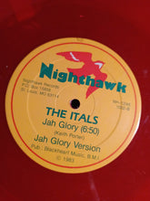 Load image into Gallery viewer, THE ITALS -IN DEH/ JAH GLORY 12&quot; NIGHTHAWK 1983 /RED VINYL
