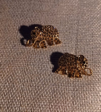 Load image into Gallery viewer, Rhinestone Lucky Elephant studs
