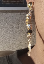 Load image into Gallery viewer, Handmade Nefertiti charm clip on earrings
