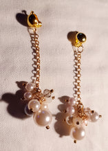 Load image into Gallery viewer, Handmade Faux Pearl Clip On Earrings
