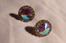 Load image into Gallery viewer, Rhinestone stud cluster clip on earrings
