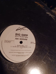 Big Gipp - We Servin' 12" Vintage Vinyl Single Promo 2000 LaFace-Goodie Mob-used