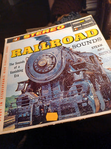 RAILROAD SOUNDS Steam And Diesel LP Orig NM VINYL