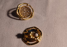 Load image into Gallery viewer, Clip on Rhinestone Cluster  Stud Earrings
