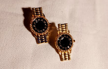 Load image into Gallery viewer, Blinged out watch stud earrings
