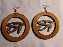 Load image into Gallery viewer, Clip on eye of horus earrings
