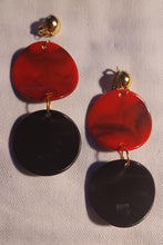 Load image into Gallery viewer, Handmade Acrylic dangle clip on earrings
