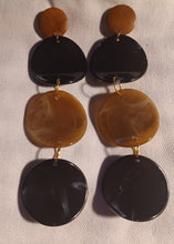 Load image into Gallery viewer, Handmade Acrylic dangle clip on earrings
