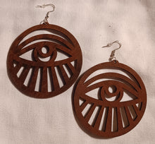 Load image into Gallery viewer, Extra Large Eye of Horus Earrings
