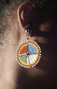 Clip on Handmade Maasai Earrings