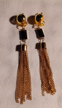 Load image into Gallery viewer, Handmade gold Metal chain clip ons
