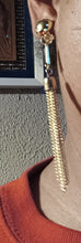 Load image into Gallery viewer, Handmade gold Metal chain clip ons
