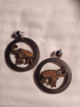 Load image into Gallery viewer, Lucky african elephant clip on earrings
