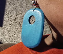 Load image into Gallery viewer, Minimalist wood boho clip on earrings
