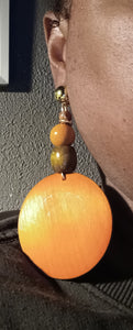 Handmade boho clip on earrings