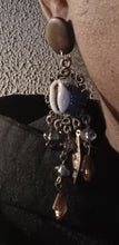 Load image into Gallery viewer, Handmade boho cowrie clip on earrings
