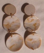 Load image into Gallery viewer, Handmade Acrylic dangle clip on earrings
