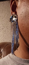 Load image into Gallery viewer, Runway rhinestone dangle clip on earrings
