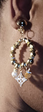 Load image into Gallery viewer, Small clip on boho bead hoops
