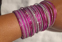 Load image into Gallery viewer, Set of 40 Light Boho Bangles
