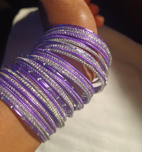 Set of 40 Light Boho Bangles