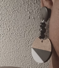 Load image into Gallery viewer, Handmade boho dangle clip on earrings
