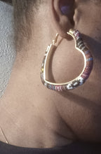 Load image into Gallery viewer, Cambaya Heart Hoop Earrings
