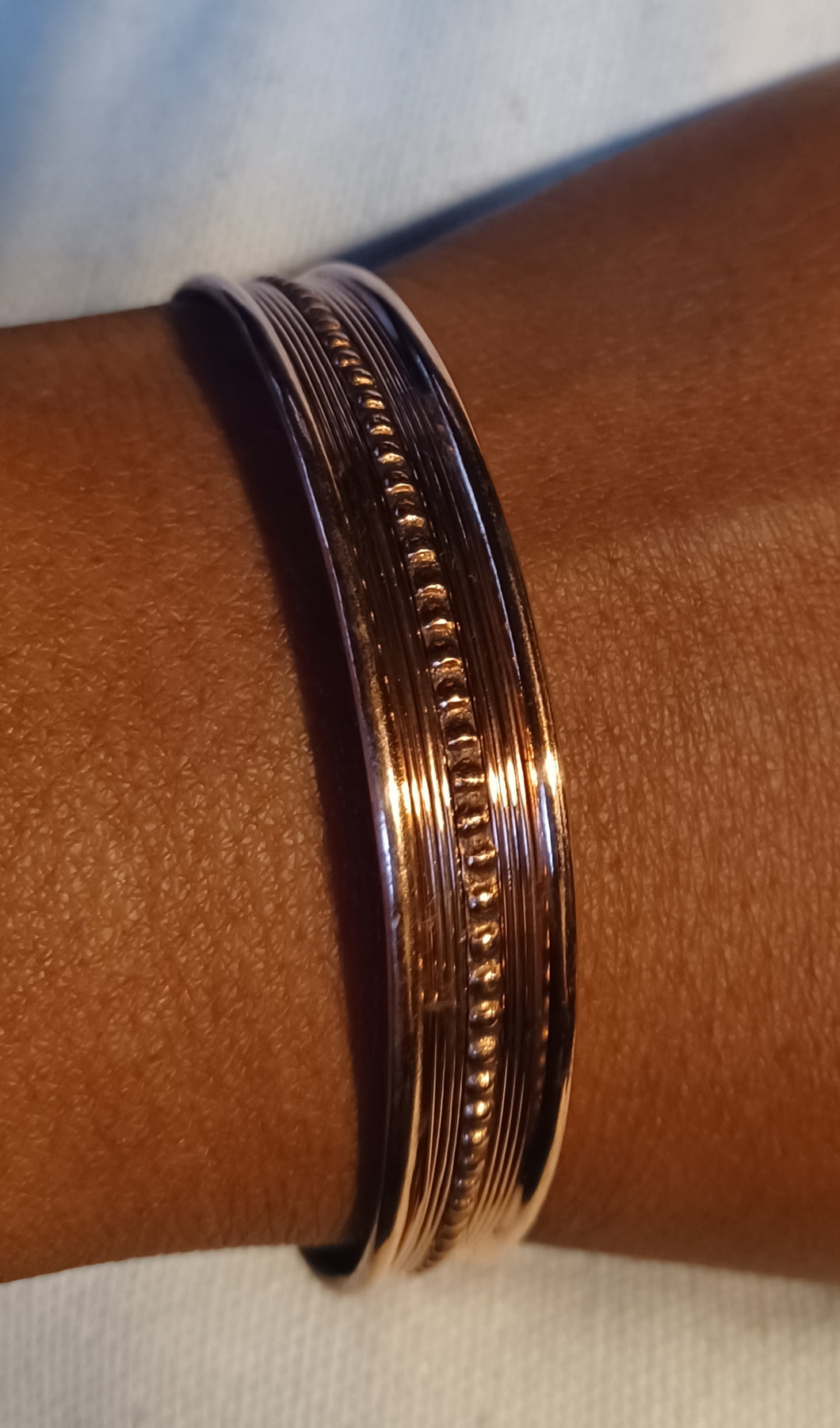 Mens African Copper Bracelet