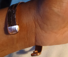 Load image into Gallery viewer, Mens African Copper Bracelet
