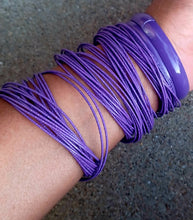 Load image into Gallery viewer, Purple Bangles Set 50+ bangles New
