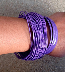 Purple Bangles Set 50+ bangles New