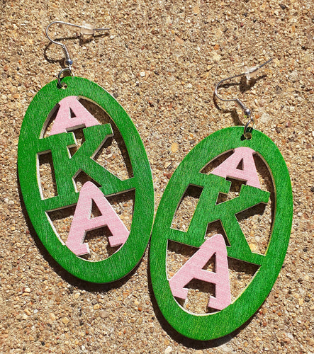 A.K.A Greek Sorority Earrings Kargo Fresh