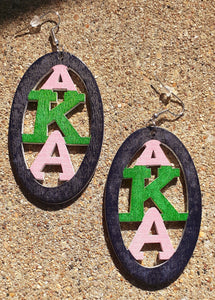 A.K.A Greek Sorority Earrings Kargo Fresh