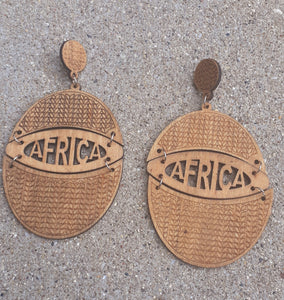 Abstract Africa Earrings Kargo Fresh