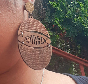 Abstract Africa Earrings Kargo Fresh