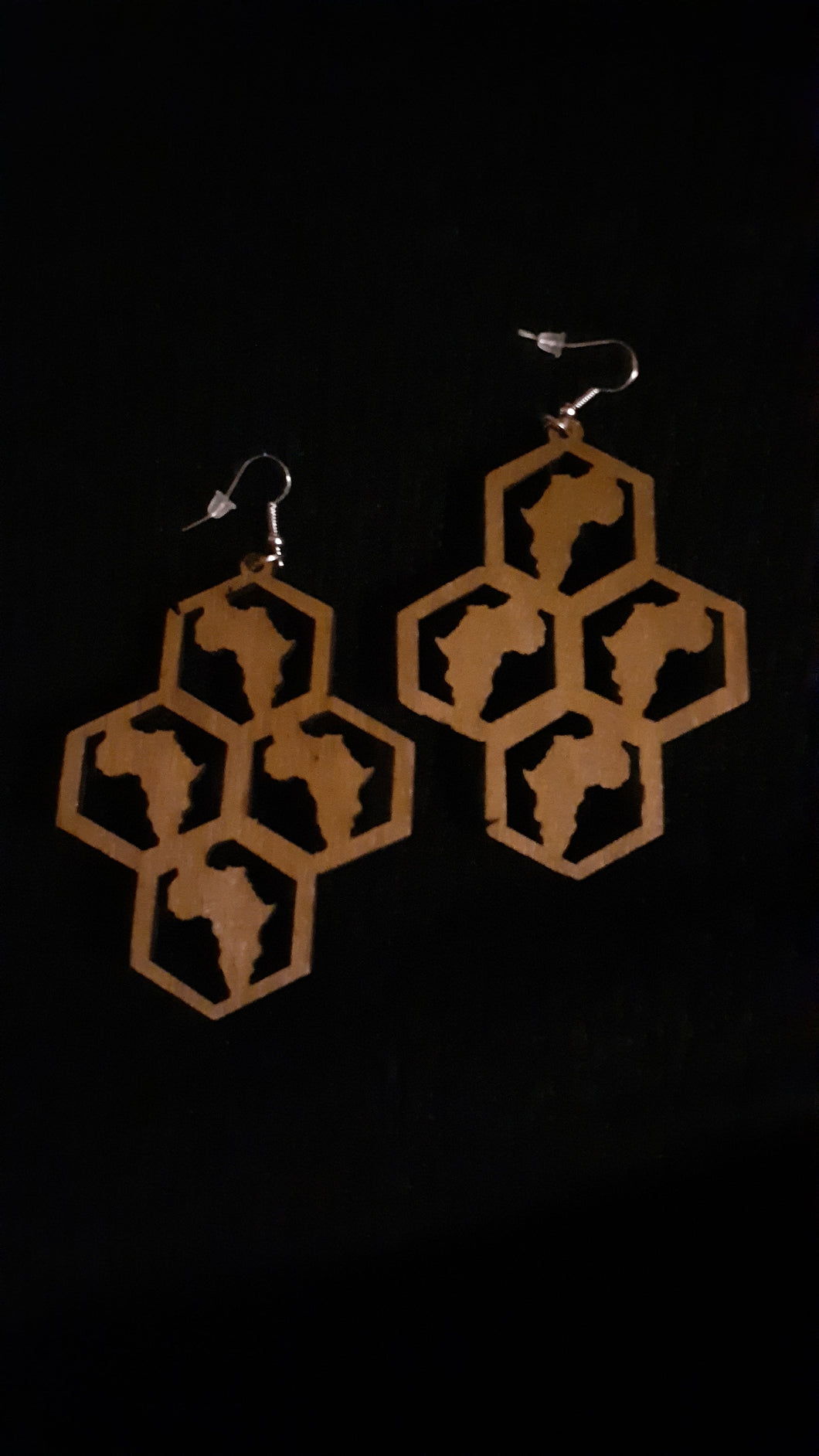 Abstract Africa Earrings Kargo Fresh