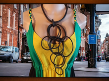 Load image into Gallery viewer, Abstract  Avant Garde Statment Necklace Kargo Fresh
