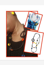 Load image into Gallery viewer, Abstract  Avant Garde Statment Necklace and earrings set Kargo Fresh
