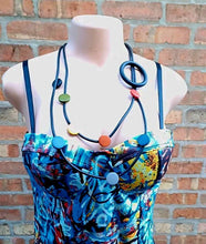 Load image into Gallery viewer, Abstract  Avant Garde Statment Necklace and earrings set Kargo Fresh
