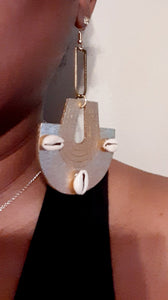 Abstract Design Afrocentric  Earrings Kargo Fresh