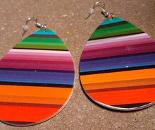 Load image into Gallery viewer, Abstract Design Earrings Wooden Kargo Fresh
