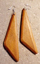 Load image into Gallery viewer, Abstract Design  Natural Wood Earrings Kargo Fresh
