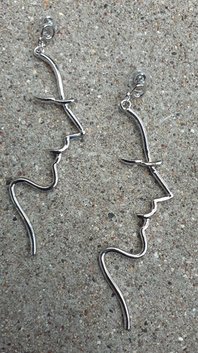 Abstract Face Earrings Kargo Fresh